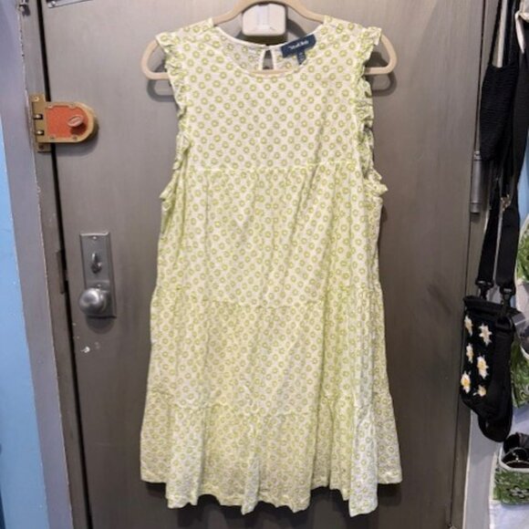 Retro Day Tripping in Eyelet Flower Fields Trapeze Dress - Picture 6 of 13